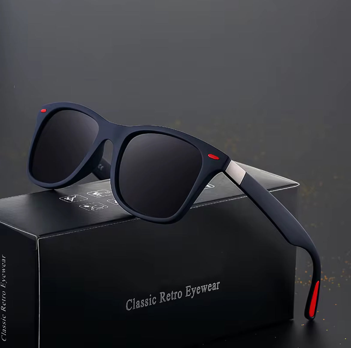 Classic Polarized Square Frame Sun Glass