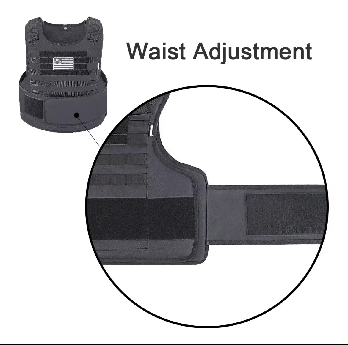 Double Safe Tactical Molle Plate Carrier – Concealable & Stab-Resistant