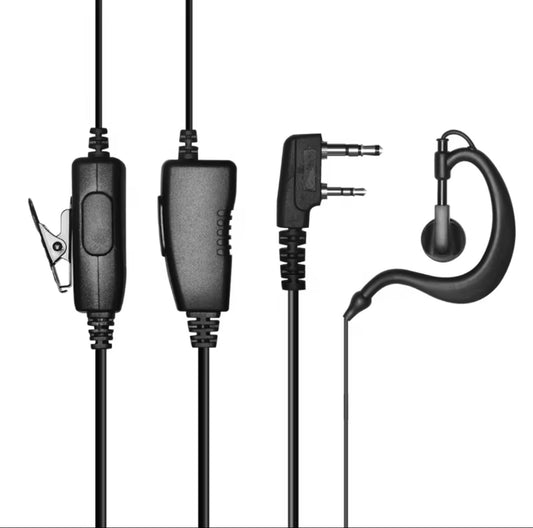 Pro-Series Two-Way Radio Earpiece with PTT – Built for Security Use