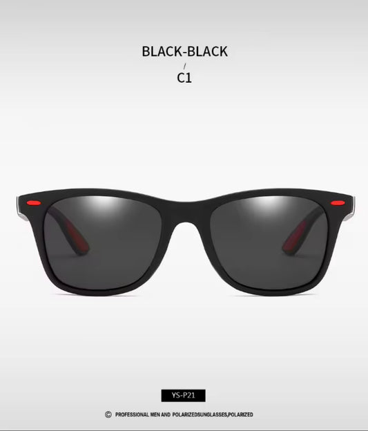 Classic Polarized Square Frame Sun Glass