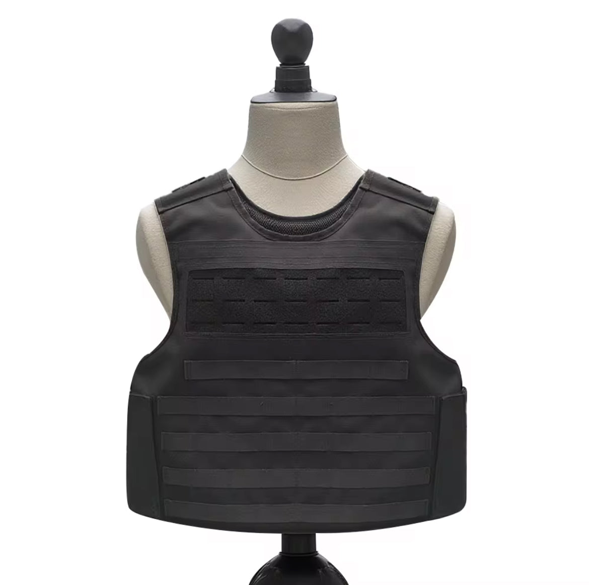 Sturdy Tactical Plate Carrier Vest – Laser-Cut MOLLE, Adjustable Cummerbund (XXXL)